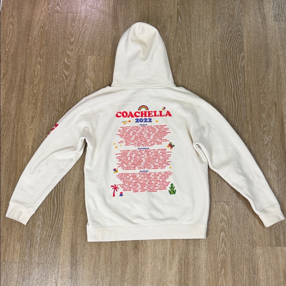Coachella 2022 Festival Hoodie Sweatshirt Hooded Collectors Official Merchandise - Picture 5 of 9